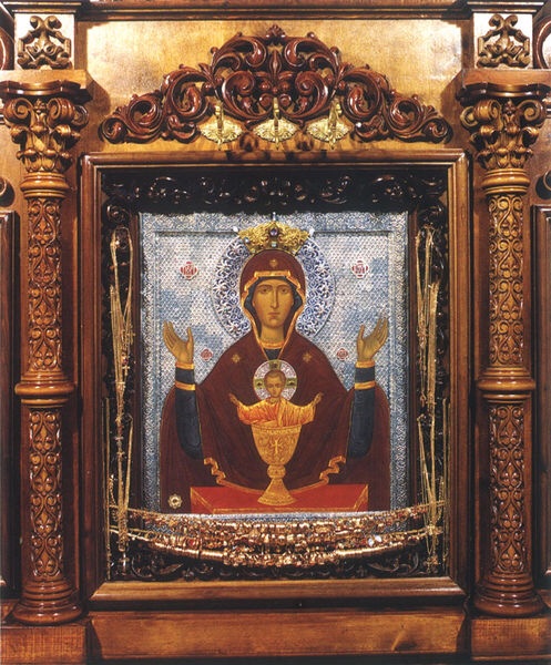 Sam_Hansen_1999's tweet photo. “Неупиваемая чаша” (The Inexhaustible Chalice)

Go to mass, sinners! Merry Christmas! https://t.co/7YIPbWQvBC