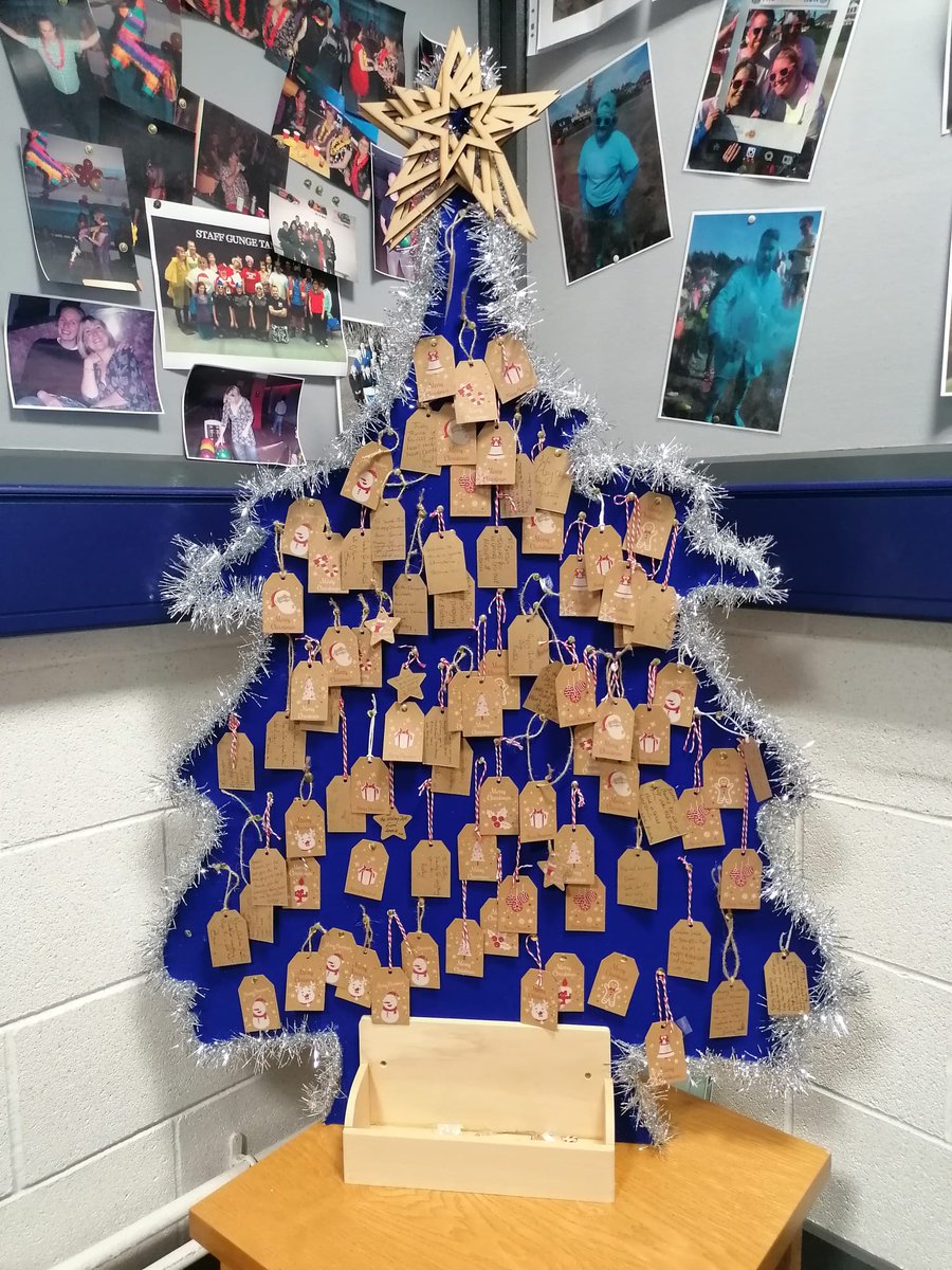 Thank you so much to Glenlola Collegiate School teachers for their generosity. Instead of buying gifts for each other, they donated to Charlene's Project and placed labels on a tree in the Staff Room. They raised over £2,500, just incredible. <a href="/GlenlolaSchool/">Glenlola Collegiate</a>