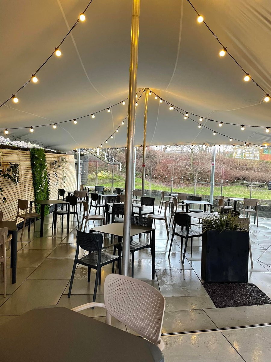 We are pleased to announce our new Bridgewater Terrace is now open. Sit back and relax with a hot mulled wine in our spacious covered outside area.. 🍷🎄🥂

Available to hire too 
Email reservations<a href="/thebridgesale/">The Bridge</a>.co.uk 🎉🎂🥳
@thebridgesale <a href="/I_Love_Saletown/">ILoveSaletown</a> #outside #canalside