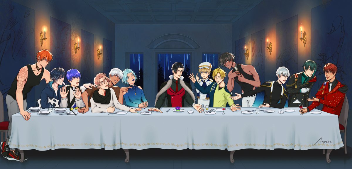 drawanyssadraw's tweet image. The Last Supper, but make it Obey Me
This took me +20h to do, there&apos;s lots of details, please zoom in lol

#obeyme #obeymefanart