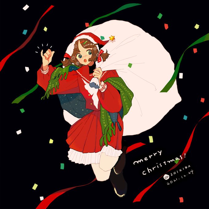 「hair ornament merry christmas」 illustration images(Latest)｜4pages