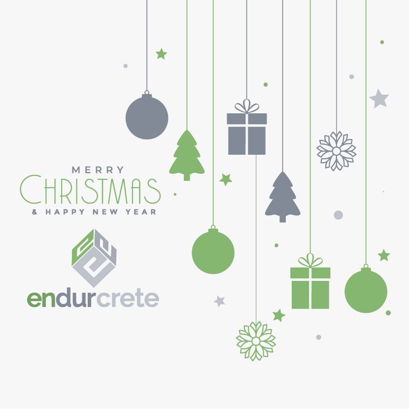 #EnDurCrete project wishes you all Merry Christmas and Happy New Year!🎄