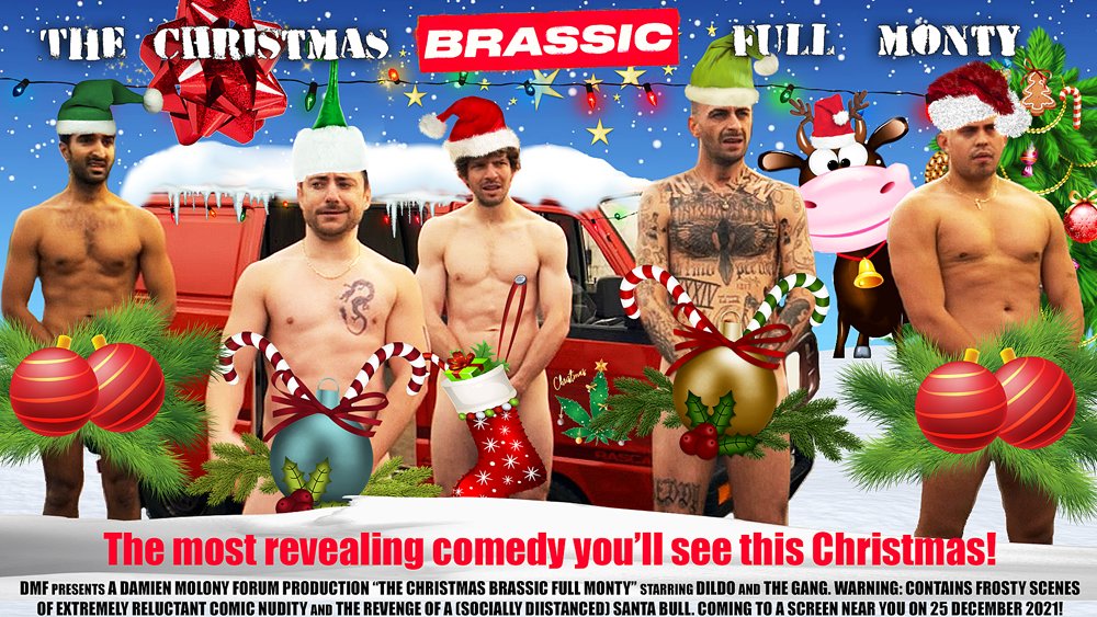 DMolonyForum's tweet photo. Coming to a cinema near you...
The Christmas Brassic Full Monty!πππ€£
Happy Christmas everyone!ππ
That includes you and the whole #brassic gang @damienmolony, thank you for the laughs this year! can't wait for #brassic4!
#MerryChristmas #brassic3 #damienmolony https://t.co/1aBu2hyT73