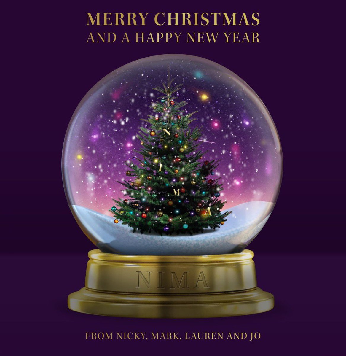 From the entire NIMA team, we wish you a very Merry Christmas. We hope you have time to relax and spend time with your loved ones, and most importantly, we hope you're happy and safe.

✨ A special thank you to Katie Allen Design for our beautiful graphic! ✨