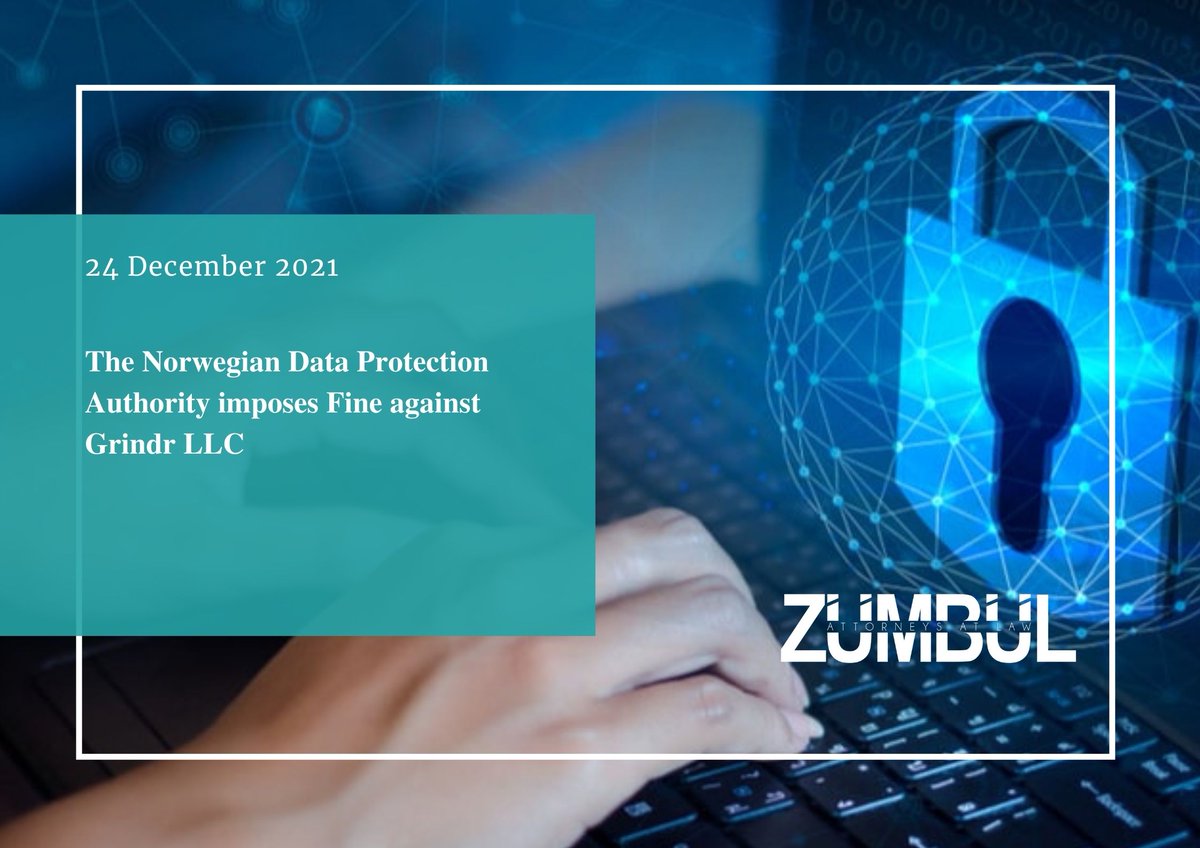 € 6.5 million and declared infringement of the GDPR against Grindr LLC.
#dataprotection  #gdpr #dataprocessing #dataprivacy #dataprivacylaw   #data #personaldata #personaldataprotection #legal #law #zumbullaw #browser #gender

lnkd.in/ehspRi_C