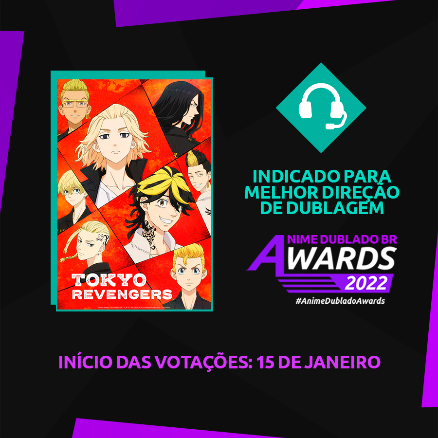 Anime Dublado on X: Indicados a Melhor Direção de Dublagem