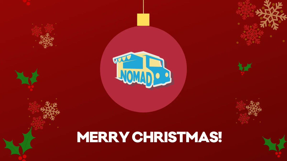 OrderwithNOMAD's tweet photo. We wish you a merry Christmas, filled with lots of love, the warmth of good company and all the delicious food your heart desires! https://t.co/ayz8delWT2
