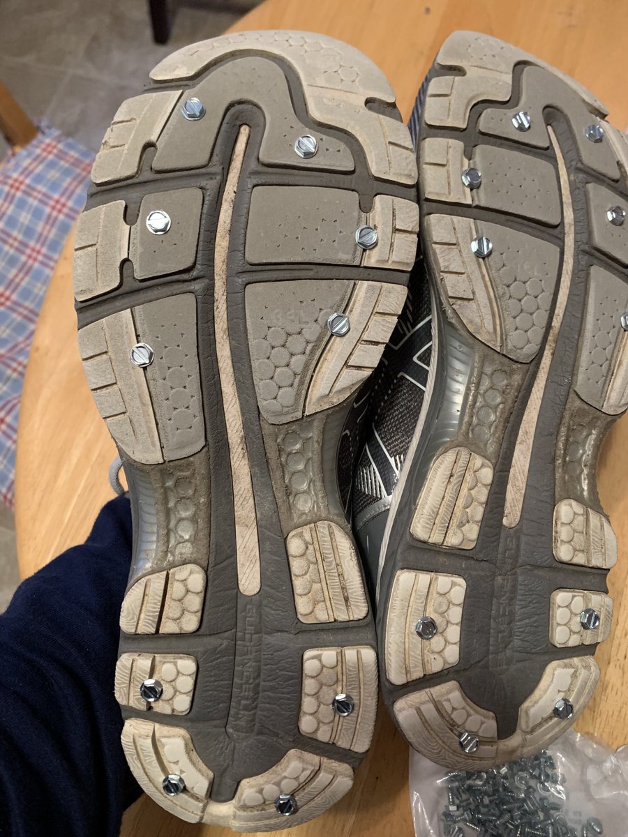 A successful maiden voyage for my DIY studded running shoes!