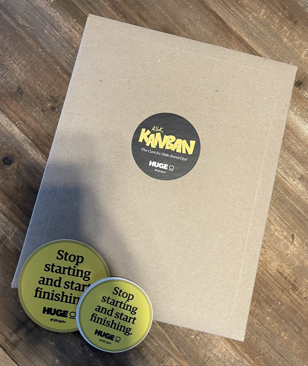 HUGEIO's tweet image. Merry Christmas! In celebration, we are giving away 20 of our large-format AskKanban! Game cards. You just pay shipping. Email courses@huge.io if you are interested.