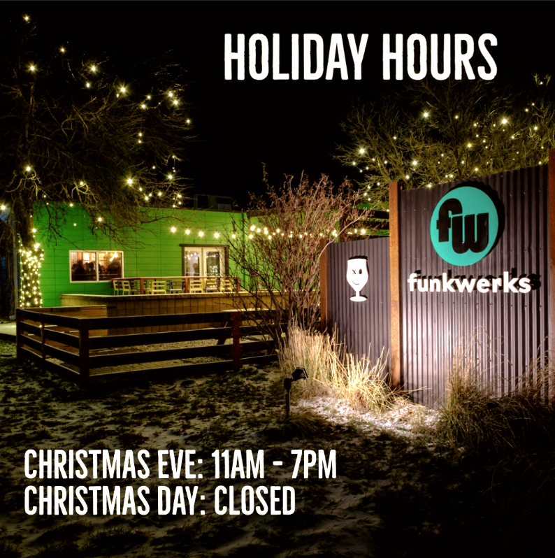 Our taproom will be closing early this evening and will be closed all day tomorrow in observance of Christmas. We wish you and your loved ones a very happy holiday!⁠