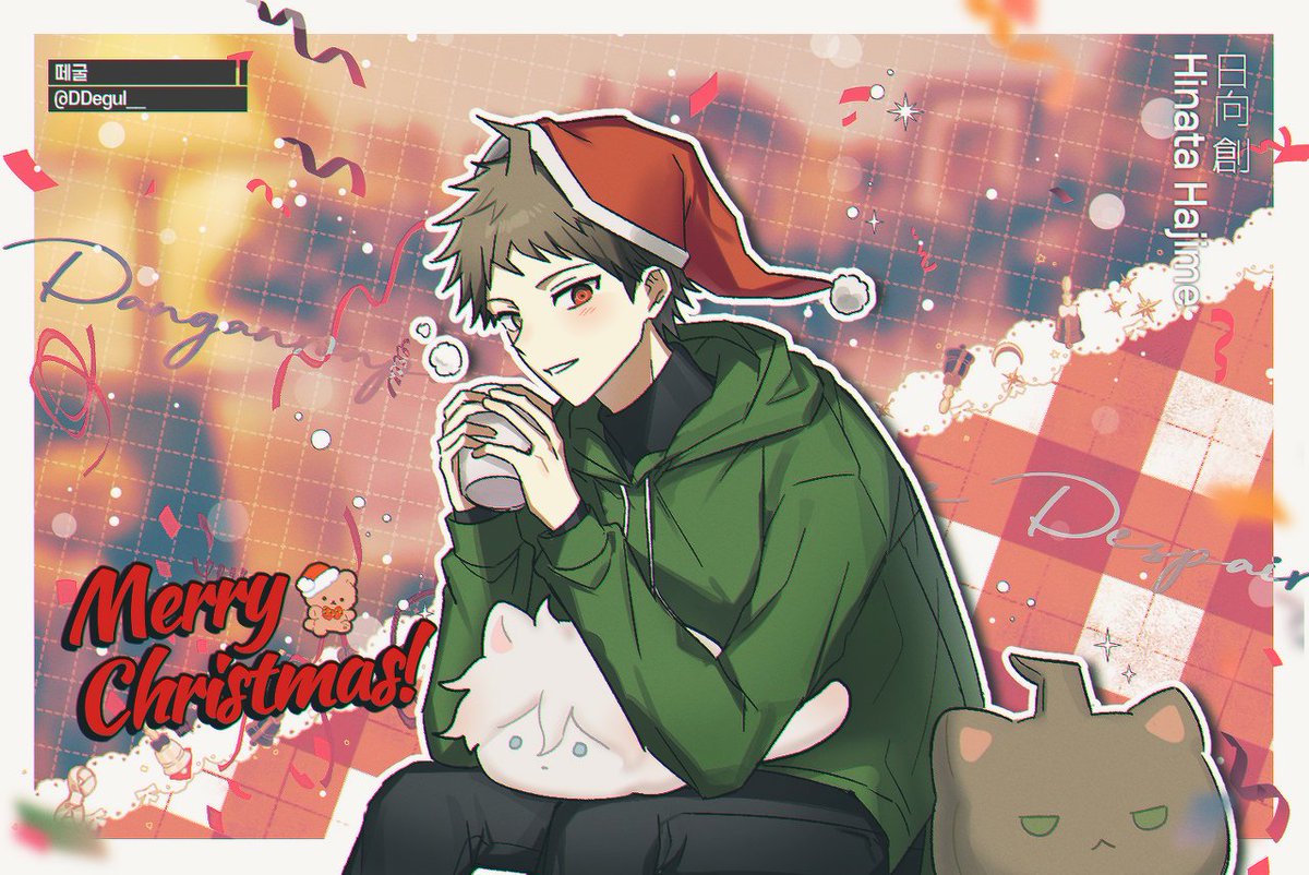 떼굴(@ DDegul__ )님과 크리스마스 기념으로 코마히나 트레틀을 했어요🎄🎅❤💚 

잘생긴 히나타와 멋진 편집은 떼굴님께서....!!!!! 😭😭 모두 메리 크리스마스 보내세요~✨✨👍