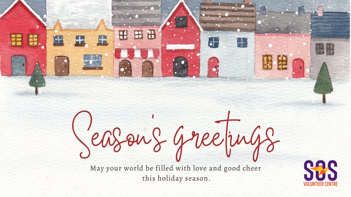 SOSVC1's tweet image. #SOSVolunteerCentre #SeasonsGreetings2021