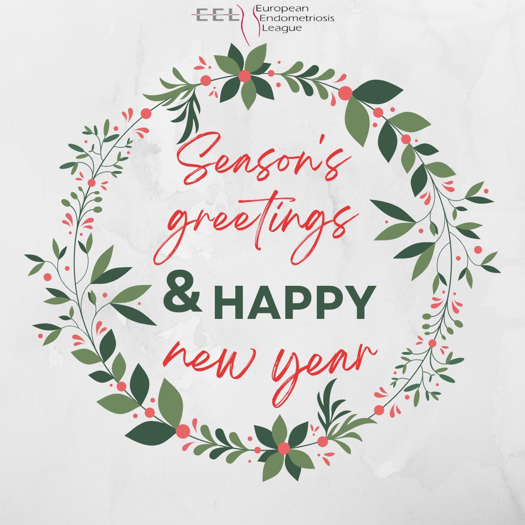 Season's greetings & Happy 2022 to all EEL friends and family! Stay safe and healthy!