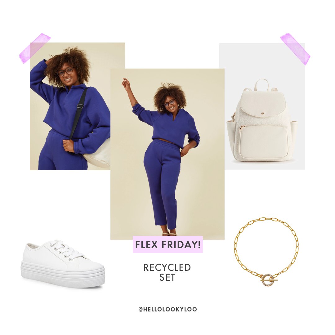 hellolookyloo's tweet photo. Want to look cute without sacrificing comfort? https://t.co/kZvz7Ggoed's Kendal Pant and Athena Sweater look absolutely perfect with these shoes from @SteveMadden and accessories from @Kohls! 🤩 What do you think? 👇

#RecycledSet #FlexFriday #LookyLoo #LucyAI https://t.co/09j2dMUVaE