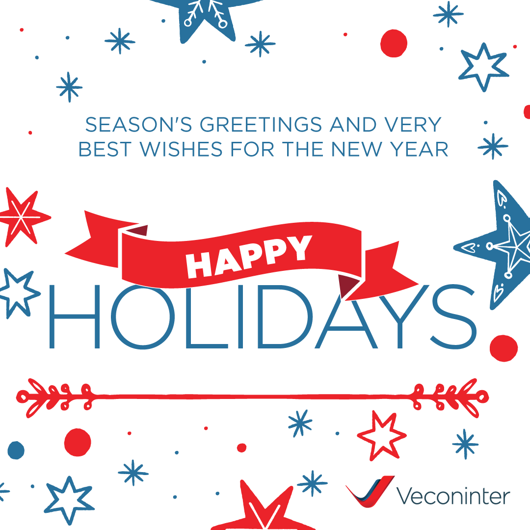 Veconinter's tweet photo. Season’s greetings and best wishes for the new year. HAPPY HOLIDAYS!✨🎄♥️
#FelicesFiestas #HappyHolidays #veconinter #veconinterteam https://t.co/ZxBISgWA8u