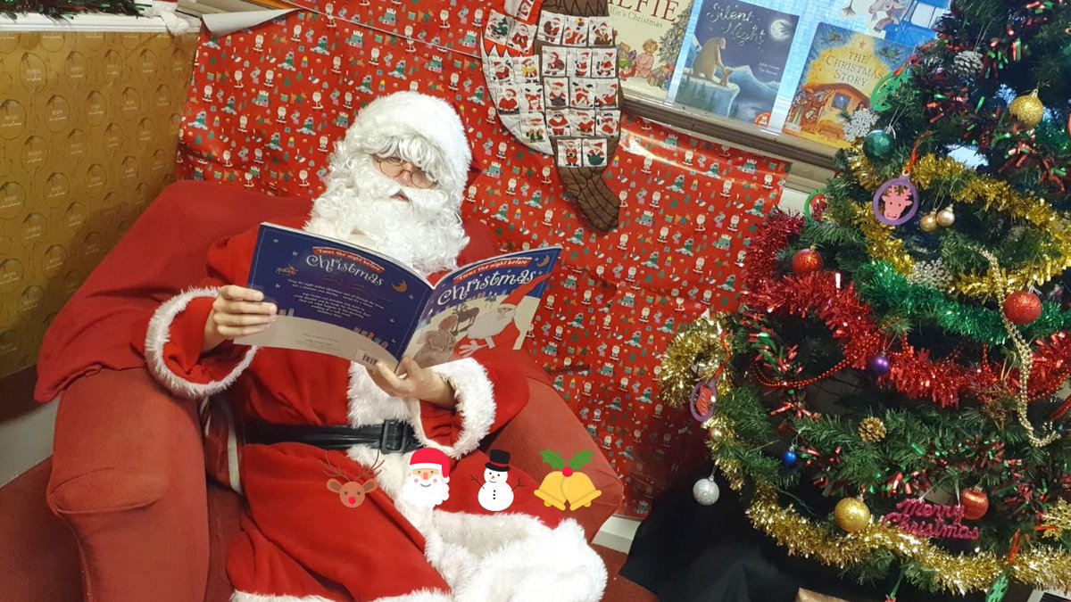 WellbeinMerthyr's tweet photo. We had a special visitor last week!  
Join Santa at 5pm on our YouTube Channel! 

Cawsom ymwelydd arbennig yr wythnos diwethaf!
Ymunwch â Siôn Corn am 5pm ar ein Sianel YouTube!

Amser Stori: https://t.co/WJ4KfnlYgk

StoryTime: https://t.co/bLqHnsxCvq https://t.co/PLjHxGKQN3