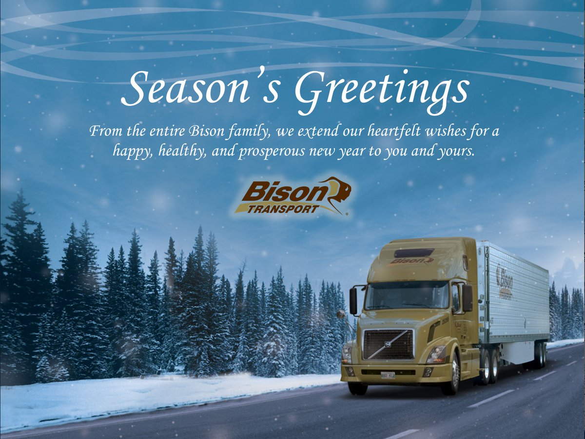 Season’s greetings to our dedicated Drivers, Staff, Customers, Partner Carriers! Despite the challenges facing our industry this year, we are very thankful for your loyalty. Stay safe and well during this holiday season.