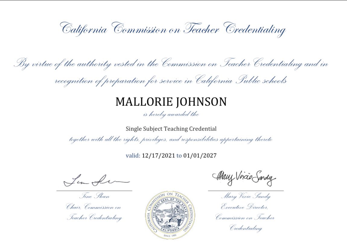 Nyx0747's tweet image. #credentialed 👩🏻‍🏫🎉