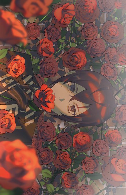 「红玫瑰 ショートヘア」のTwitter画像/イラスト(人気順)
