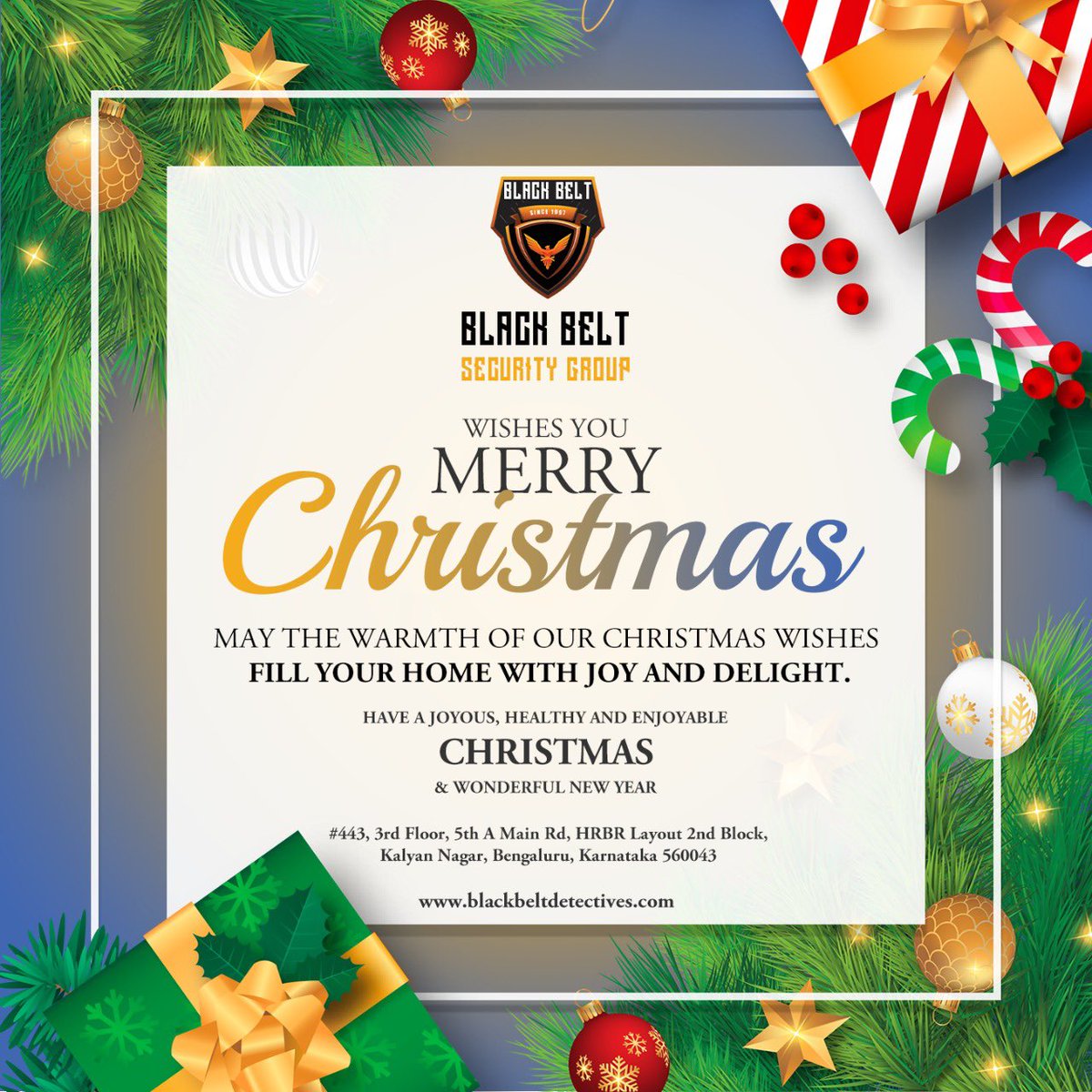 BB_S_G's tweet photo. Black Belt Wishes Everyone a Happy festive season! It’s Christmas Eve! Let���s all come together and stand strong in these trying times. Have a safe evening. 

#MerryChristmas #BlackBeltSecurity #PrivateSecurity #2021 #christmastime #merrychristmas #merryxmas #christmas #winter https://t.co/9d2iSb7zWk