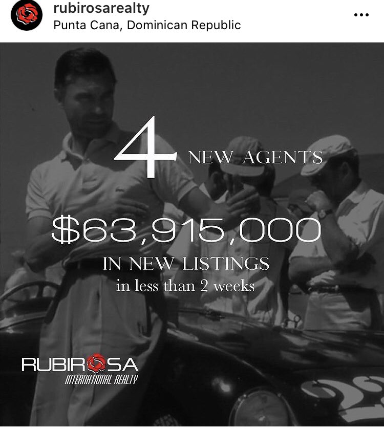 Rubirosa just obtained over $63 Million worth of listings in less than 2 weeks. #TodoLujo