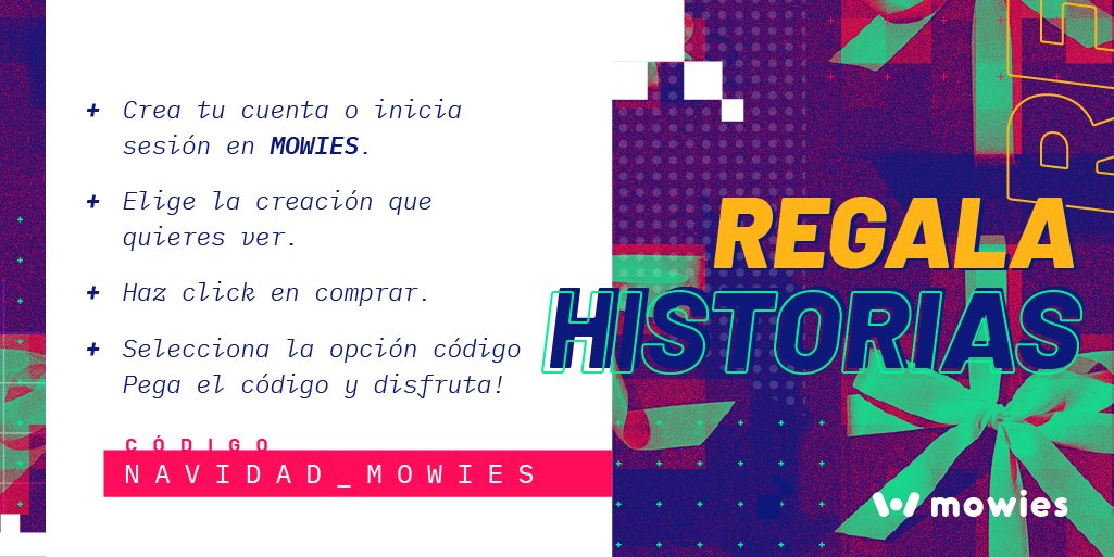 mowiesinc's tweet photo. Cinéfilos, feliz navidad de parte de todo el equipo de @mowiesinc.  

Sigue los pasos y disfruta de tu creación favorita con el código: NAVIDAD_MOWIES. 

Válido para 25 redenciones. 
Hasta agotar existencias. 

#LetsMowies https://t.co/QV6pFsCwsd