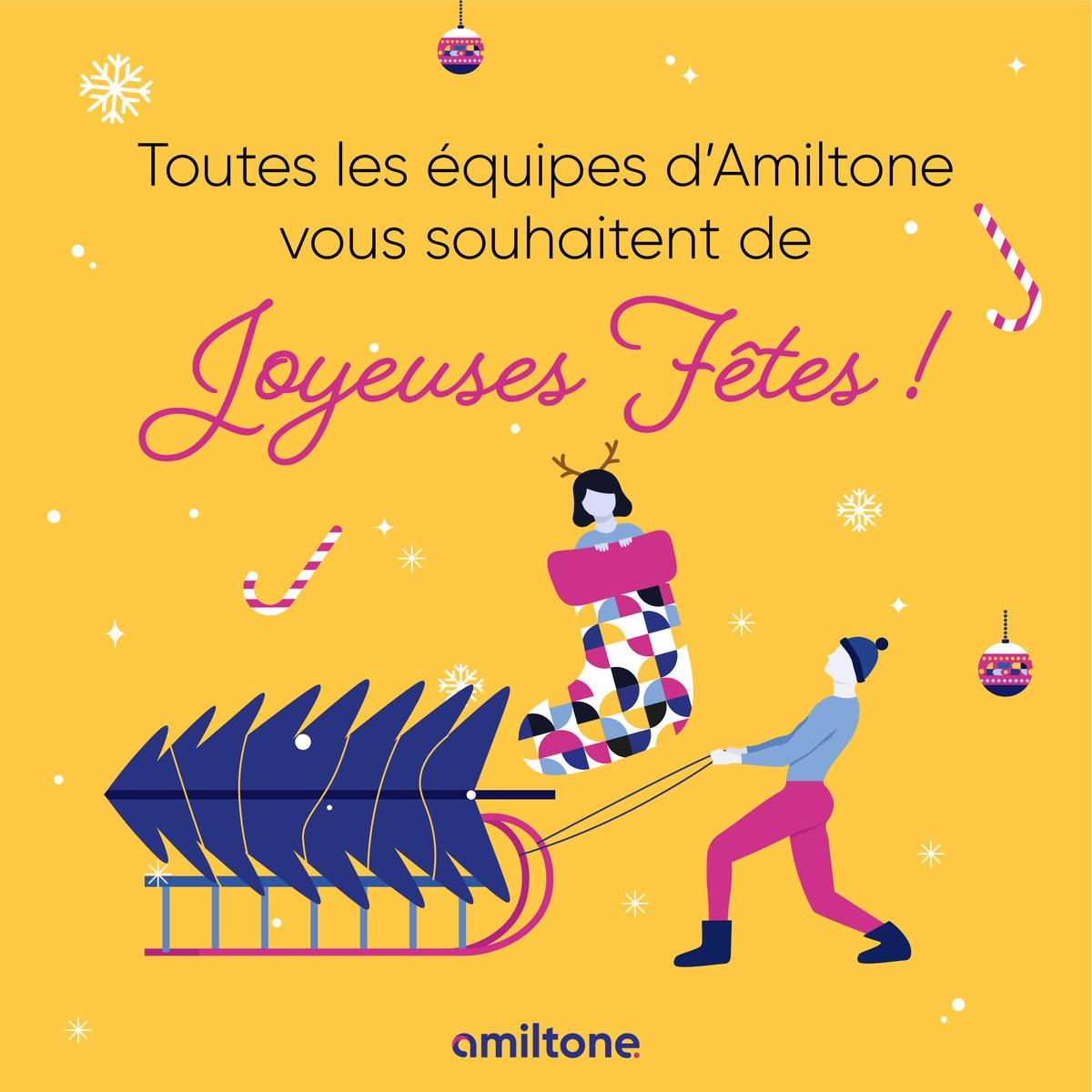 [🎄] 

À toutes la communauté Twitter, Amiltone vous souhaites de passer de très belles fêtes de fin d'année ! 🌟