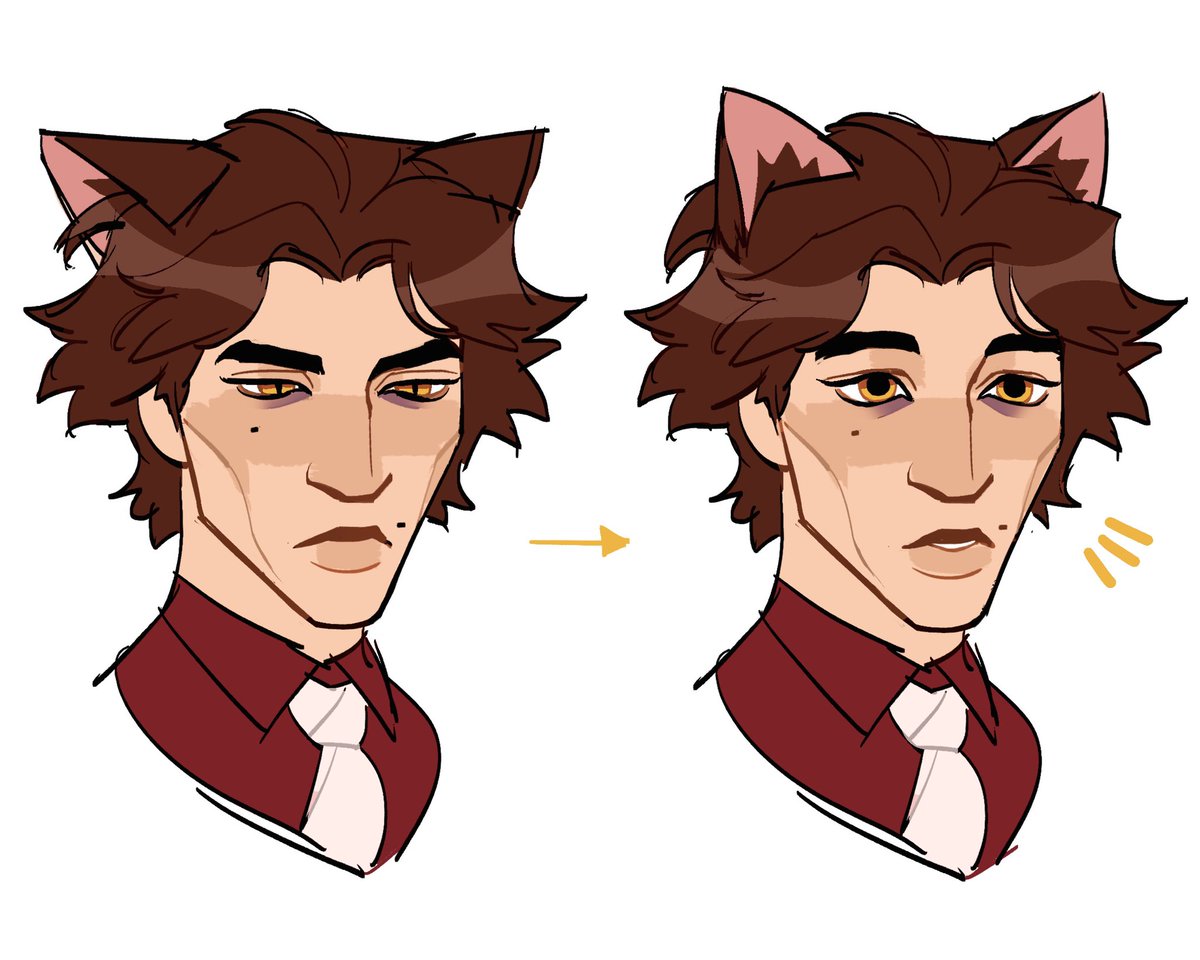 karvviie's tweet image. drew this while being held at gunpoint #viktor #arcane