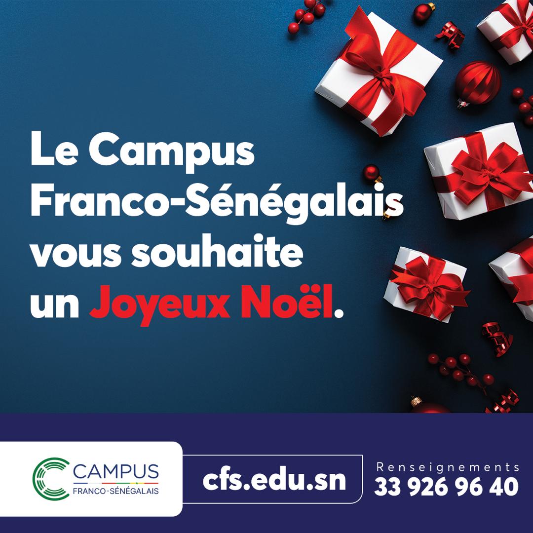 Le Campus Franco-Sénégalais vous souhaite un joyeux Noël !