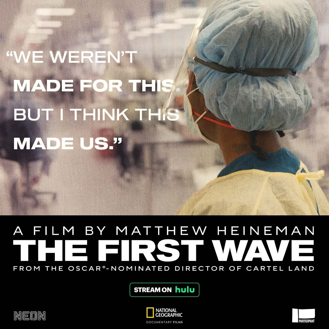How has this pandemic impacted our healthcare workers? THE FIRST WAVE offers a rare look inside one of NYC's hardest-hit hospitals, uplifting first-hand accounts of people on the front line. 
Stream on <a href="/hulu/">Hulu</a> 
#TheFirstWave