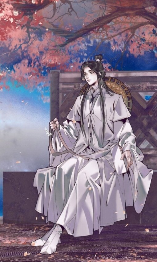 heaven is beautiful but it's nothing compared to xie lian's beauty 