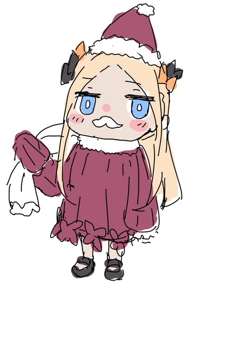 サンタぷにアビーちゃんだー!!! 