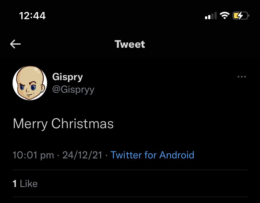 sch00ners's tweet photo. @Gispryy This guy is dumb, he tweeted this on Christmas Eve https://t.co/YTB42BxJPK