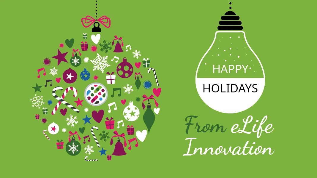 Best wishes for the Holiday Season, from all of us at eLife.