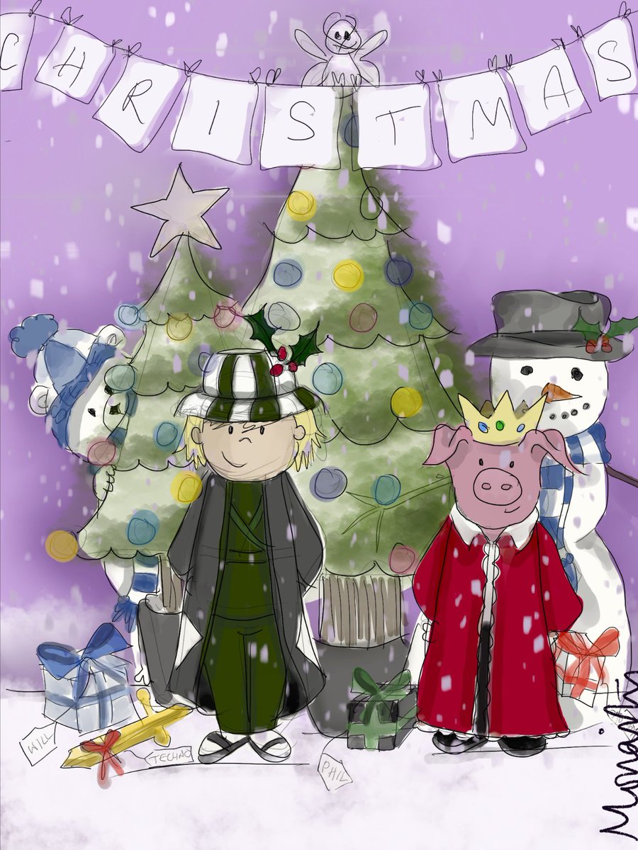 Moriarty_draws's tweet image. Merry Christmas! #Subscribe2Technoblade