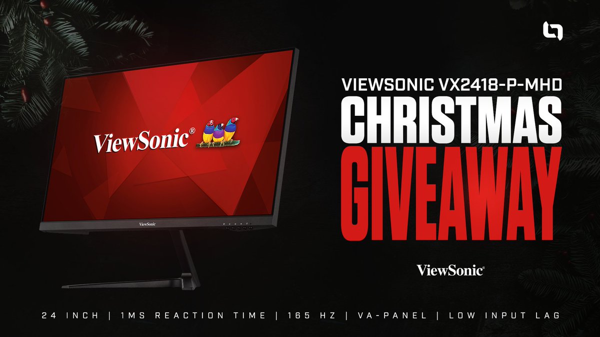It's Christmas! 🎄
And that means we have a massive giveaway prepared for you! 🥳

Together with our sponsor <a href="/VSGamingUSA/">ViewSonic Gaming USA</a> we are giving away a ViewSonic VX2418-P-MHD gaming monitor! 🤯

To join, click here 👇

▶️ gheed.com/giveaways/g-KG…

#LETSGODIV