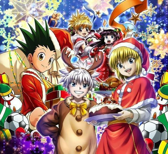Nas festas de natal como seria cada personagem de Hunter x Hunter; a thread