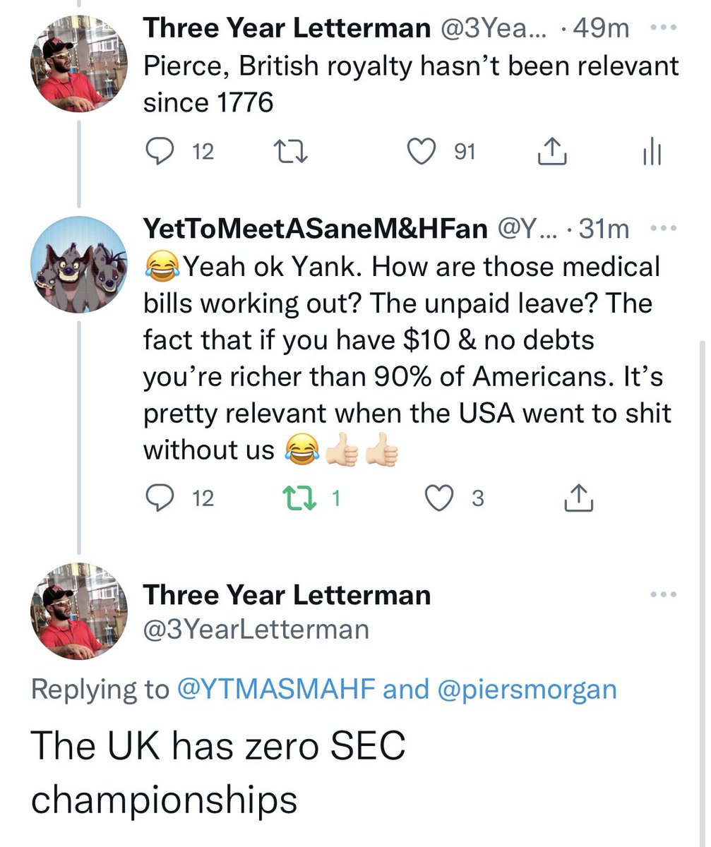3YearLetterman's tweet photo. Why does British twitter insist on getting the sledgehammer dropped on them? https://t.co/ipcsMa9tYq