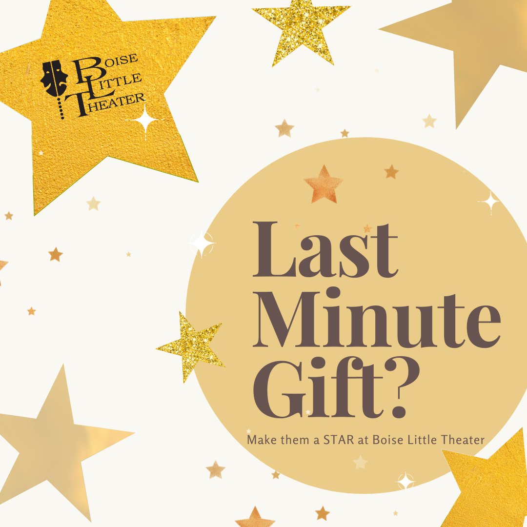 BoiseLTheater's tweet photo. Is your loved one STAR quality? Have a name engraved on a star for our lobby for as little as $25. Makes a great gift: https://t.co/g6oC7wLCse #gift #giftideas #giving #lastminutegift #star #theater #starquality #starmaterial #egift #christmas #holiday #season #BoiseLittleTheater https://t.co/QI1fDXzro6