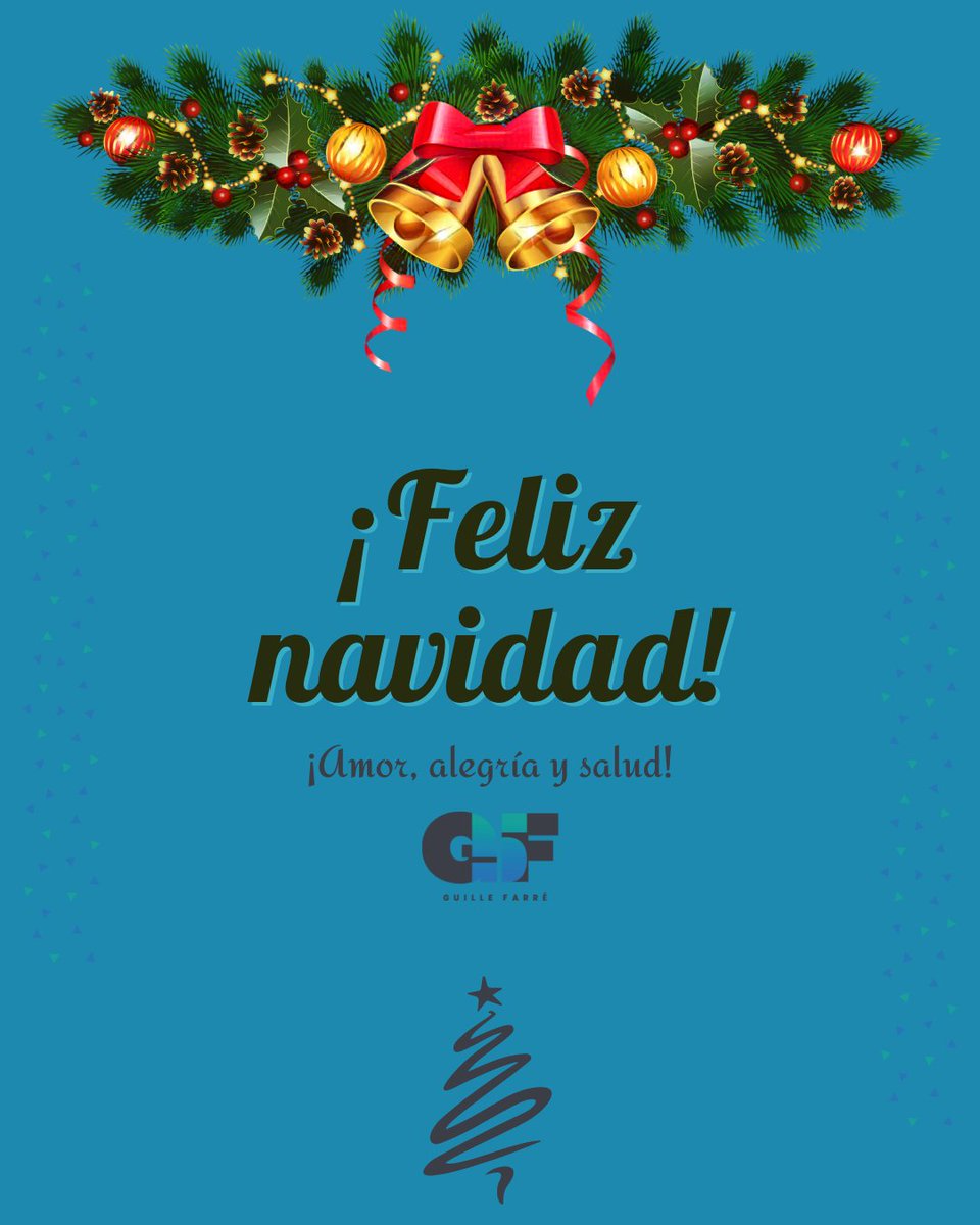 🧑‍🎄🎄 Salud, amor, alegría y felicidad. Que estas fiestas nos encuentre a todos más unidos que nunca. ¡Feliz navidad!