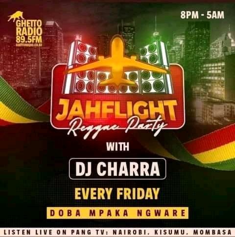 Watu wangu mnatupata mkiwa area gani <a href="/GhettoRadio895/">Ghetto Radio</a> kwenye ##JAHFLIGHT alongside <a href="/CharraDeejay/">Deejay Charra</a>...wakilisha nikusambe live kwa stenje yako ya power

@Mc japolloh Nairobi's finnest
##KAMA NI JAPOLLO LAZIMA WAFOLLOW
##ANAKU FWENG FWENG RIENG NI KUSHOMPA KUSHOMPA