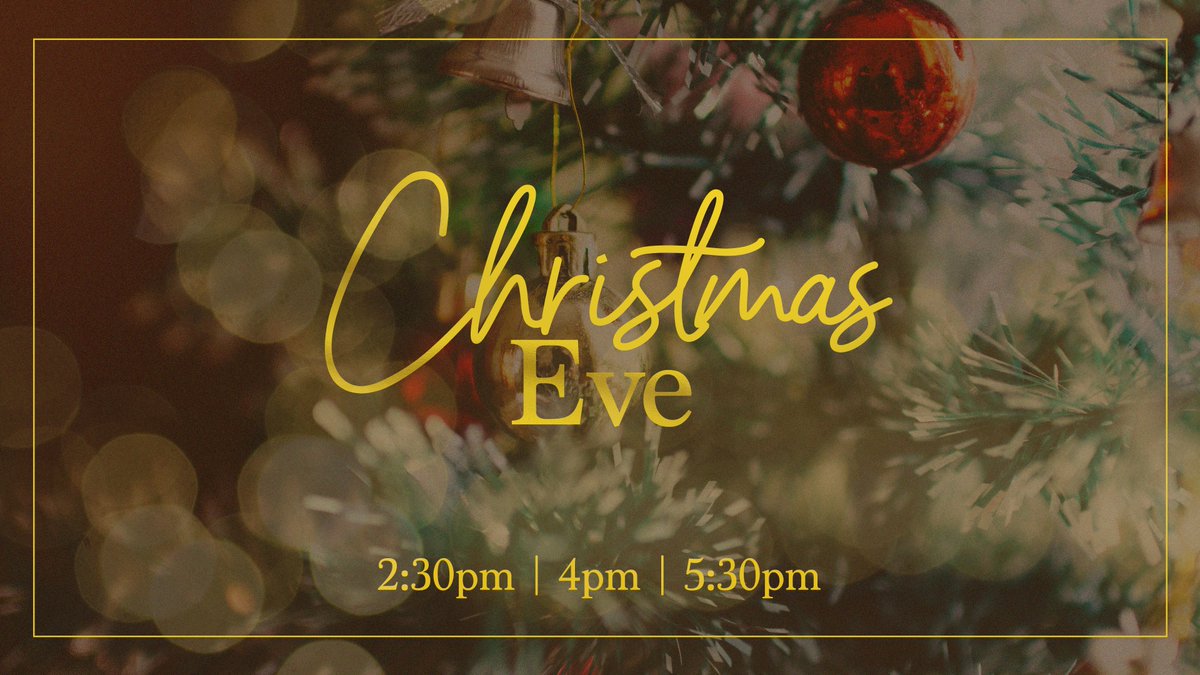 SBCCLive's tweet photo. It's Christmas Eve. Join us for one of our services this evening. Invite a friend! https://t.co/msgtJJ5WqX #christmaseve #christmas #sbcclive #socal https://t.co/uhddBoYBv4