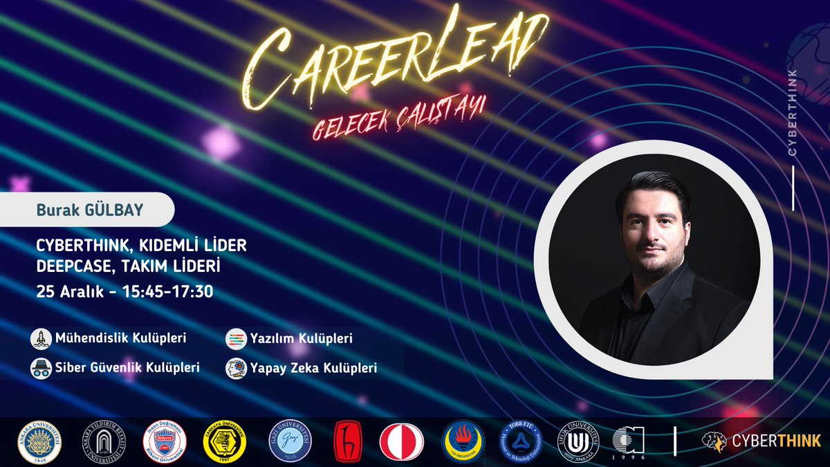 Yazılım ve Yapay Zeka Kariyer Yol Haritası 🎯

Deepcase'de Yazılım Takım Lideri olarak görev yapan Sn.Burak GÜLBAY, Yazılım Uzmanlığı ve Yapay Zeka alanlarında ilerlemek isteyen öğrencilerimize yönelik kariyer yol haritası sunumu ile bizlerle olacak. 🚀

<a href="/brkglby/">Burak Gülbay</a> <a href="/DeepcaseCyber/">Deepcase</a>