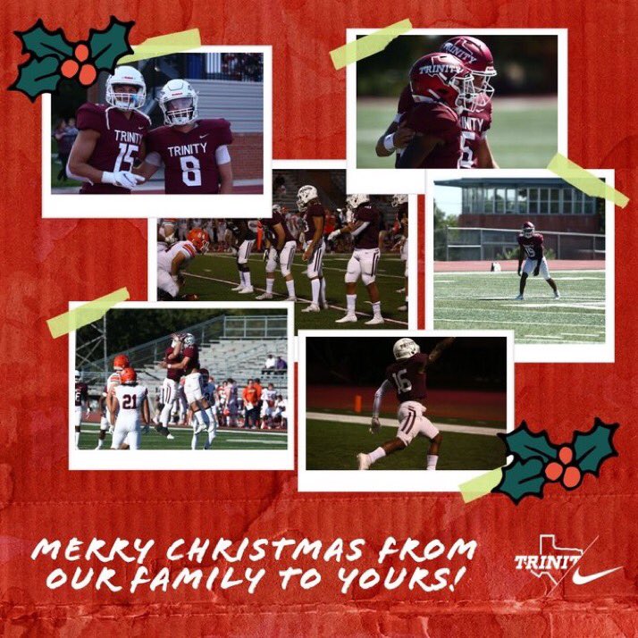PeytonCE58's tweet photo. Thanks @TUFootballTX and @CoachLytal for the Christmas graphic! Go Tigers! @RecruitsCenTex @PleasantonFB https://t.co/rxXLRVIx3J