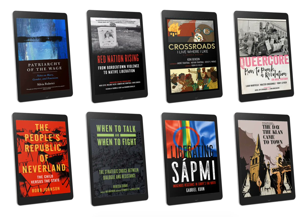 PMPressOrg's tweet image. All #PMPress e-Books are 50% off until the end of the year with coupon code GIFT at PMPRESS.ORG.