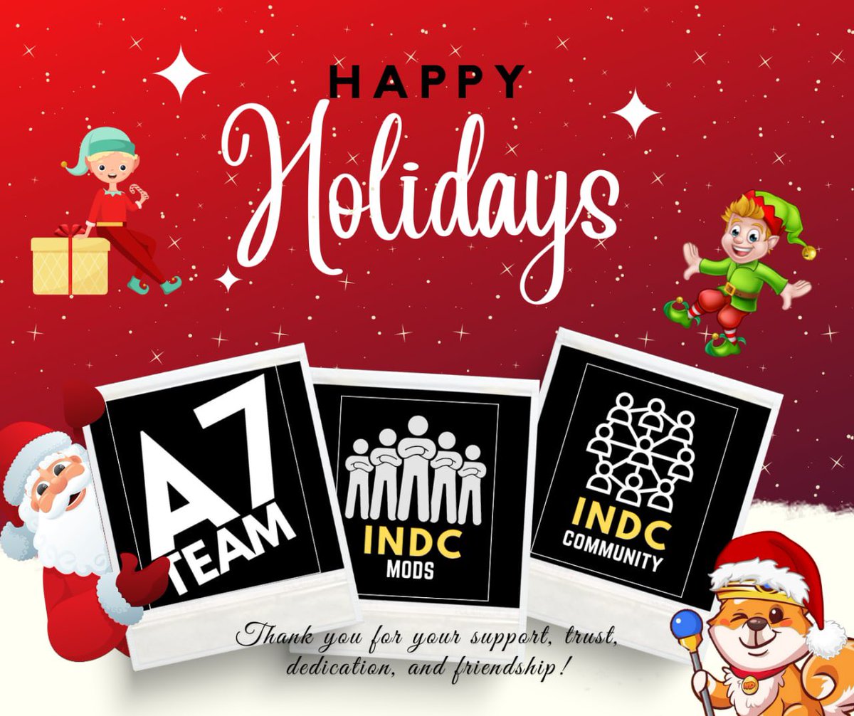 <a href="/NanoINDC/">NanoINDC</a> wishes you a merry Christmas and a happy New Year 🎉

We would like to thank our community for their support, trust, dedication, and friendship ❤️

2022 will be huge for #INDC 🤫

#NanoDogecoin #Christmas #NewYear #Crypto #altcoins #BSC