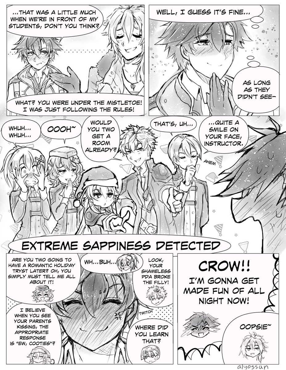 A very Merry CrowRean Christmas, everyone! ❤️💙 