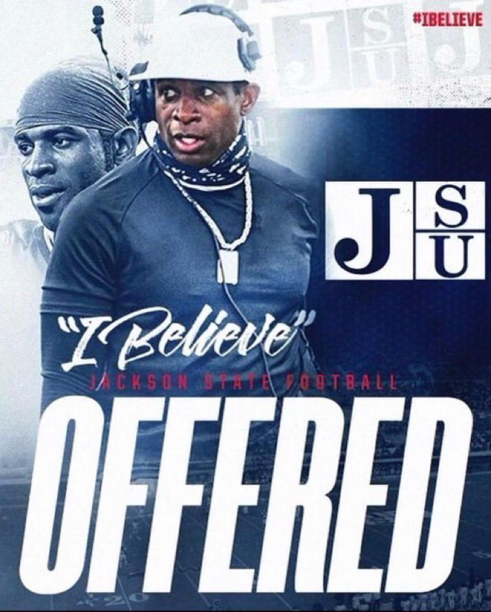 mathis_kylin's tweet photo. #AGTG After a great talk with @CoachHartJSU, I am blessed to receive an offer from Jackson State University 🔵⚪️  @coach_legitJSU @coach_traylor @SOCGoldenBearFB @TrustMyEyesO https://t.co/gqPLCVIhGm