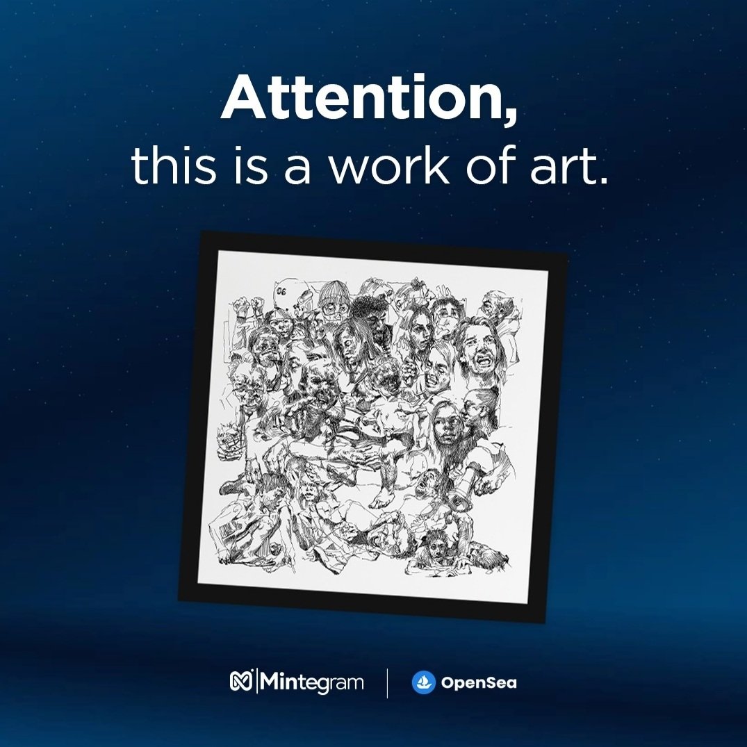 mintegram's tweet image. Attention, this is a work of art.

opensea.io/collection/the…

#opensea #NFT #NFTcommunity #marketplace #mintegram #NFTart #NFTcollectors #NFTgallery #NFTexihibition #NFTgiveaway #NFTartist #Realart #NFTdrop #art