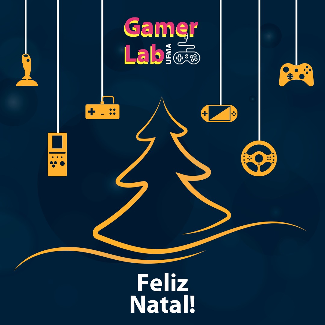 gamerlabufma's tweet photo. Desejamos um ótimo Natal para toda a comunidade acadêmica e para todos que acompanham o nosso grupo de pesquisa.
Esperamos que a data seja repleta de união, felicidades e boas lembranças!
Boas festas a tod@s!
#gamerlab #gamestudies #ufmaimperatriz #ufma #feliznatal https://t.co/hqnLN3ONQb